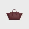 Piccola borsa di Luggage in pelle di vitello martellata Piccola borsa di Luggage in pelle di vitello martellata