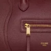 Piccola borsa di Luggage in pelle di vitello martellata Piccola borsa di Luggage in pelle di vitello martellata