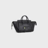 Piccola borsa di Luggage in pelle di vitello martellata Piccola borsa di Luggage in pelle di vitello martellata