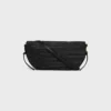 Piccola borsa Soft Triomphe a mezzaluna in rafia e pelle di agnello Piccola borsa Soft Triomphe a mezzaluna in rafia e pelle di agnello