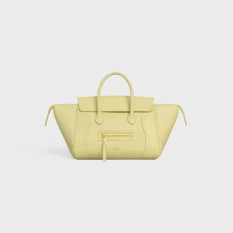 Piccola Luggage in morbida pelle di agnello lucida