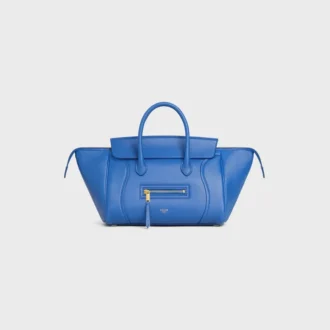 Piccola Luggage in morbida pelle di agnello lucida