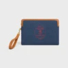Piccola pochette con tracolla Cuir Triomphe in tessuto con ricami Piccola pochette con tracolla Cuir Triomphe in tessuto con ricami