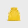 Piccola pochette in pelle di agnello con cristalli