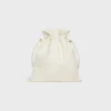 Piccola pochette in pelle di agnello con cristalli Piccola pochette in pelle di agnello con cristalli