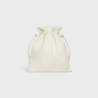 Piccola pochette in pelle di agnello con cristalli