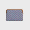 Piccolo astuccio con tracolla Cuir Triomphe in tessuto con motivo Triomphe all-over Piccolo astuccio con tracolla Cuir Triomphe in tessuto con motivo Triomphe all-over