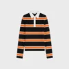 Polo in jersey di cotone a righe Polo in jersey di cotone a righe
