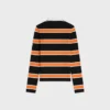 Polo in jersey di cotone a righe Polo in jersey di cotone a righe