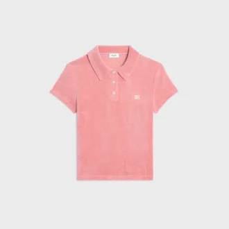 Polo Triomphe in cotone felpato