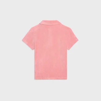 Polo Triomphe in cotone felpato