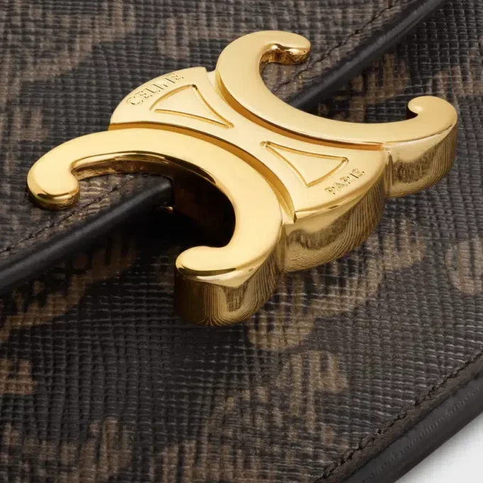 Portacarte con patta Triomphe Canvas