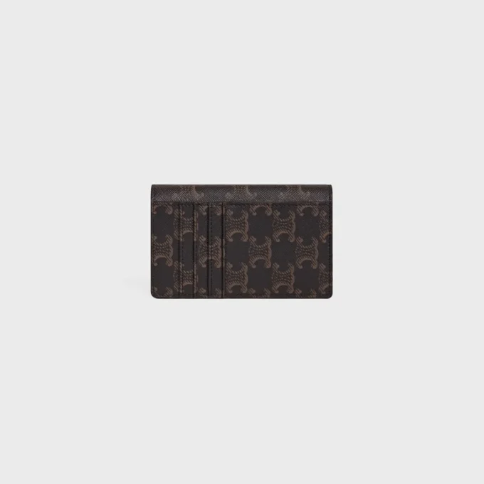 Portacarte lungo con patta Triomphe Canvas in Triomphe Canvas Portacarte lungo con patta Triomphe Canvas in Triomphe Canvas