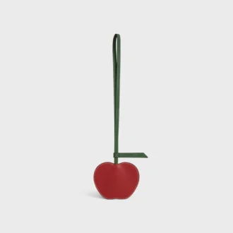 Portachiavi Apple in pelle di agnello liscia Portachiavi Apple in pelle di agnello liscia