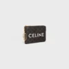 Portamonete in tela Triomphe Canvas con stampa CELINE Portamonete in tela Triomphe Canvas con stampa CELINE