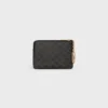 Portamonete in tela Triomphe Canvas con stampa CELINE Portamonete in tela Triomphe Canvas con stampa CELINE