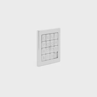 Puzzle scorrevole in acciaio
