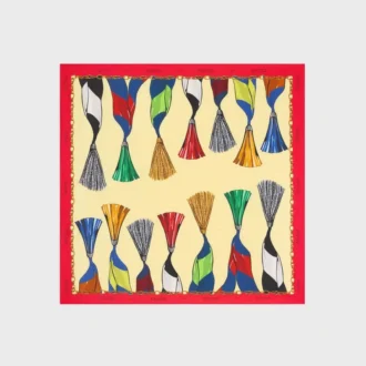 Quadrato in twill di seta