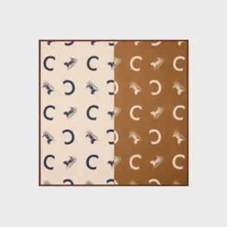 Quadrato in twill di seta