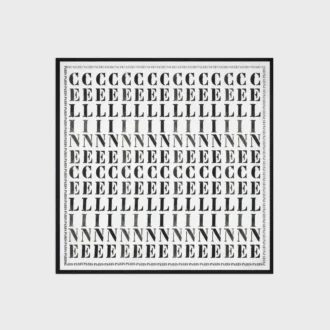 Quadrato in twill di seta