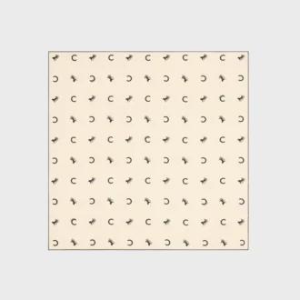 Quadrato in twill di seta