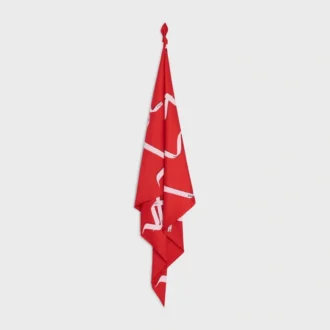 Quadrato in twill di seta