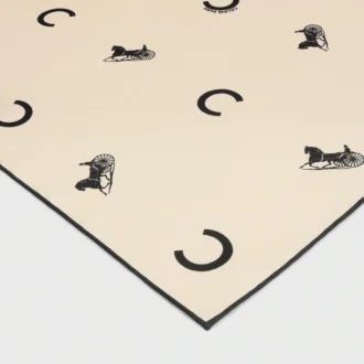 Quadrato in twill di seta