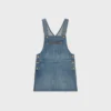 Salopette Mini Abito in Denim Union Wash Salopette Mini Abito in Denim Union Wash
