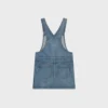 Salopette Mini Abito in Denim Union Wash Salopette Mini Abito in Denim Union Wash