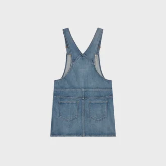Salopette Mini Abito in Denim Union Wash