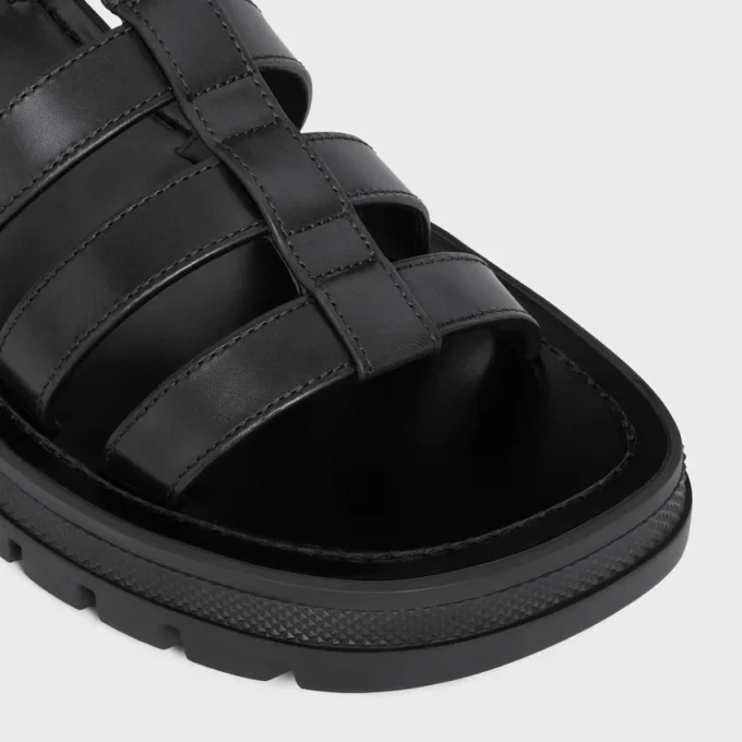 Sandali gladiatore CELINE Clea Triomphe in pelle di vitello – Concia vegetale Sandali gladiatore CELINE Clea Triomphe in pelle di vitello – Concia vegetale