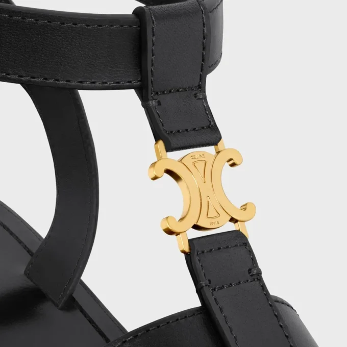 Sandali gladiatore CELINE Clea Triomphe in pelle di vitello – Concia vegetale Sandali gladiatore CELINE Clea Triomphe in pelle di vitello – Concia vegetale