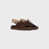 Sandalo CELINE Billie Chunky in pelle di vitello e tessuto Sandalo CELINE Billie Chunky in pelle di vitello e tessuto