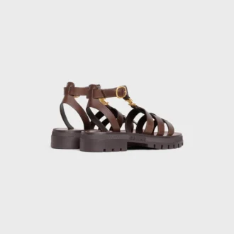 Sandalo CELINE Clea Triomphe in pelle di vitello – Concia vegetale