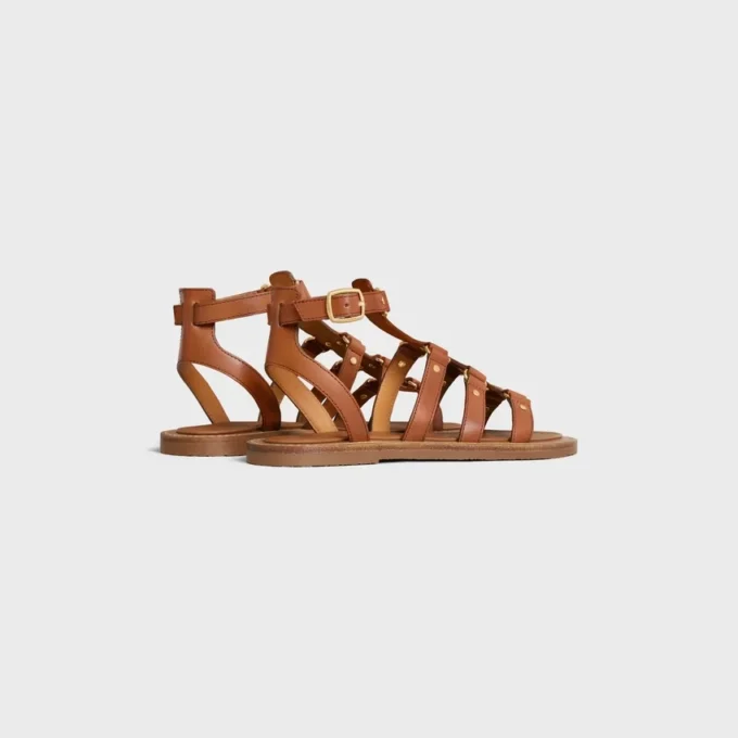 Sandalo gladiatore CELINE Lympia in pelle di vitello Sandalo gladiatore CELINE Lympia in pelle di vitello