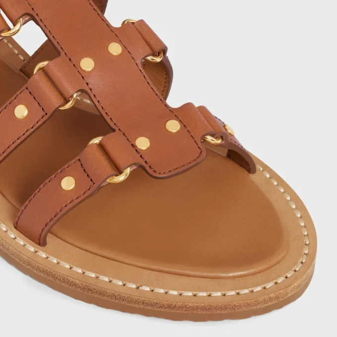 Sandalo gladiatore CELINE Lympia in pelle di vitello Sandalo gladiatore CELINE Lympia in pelle di vitello