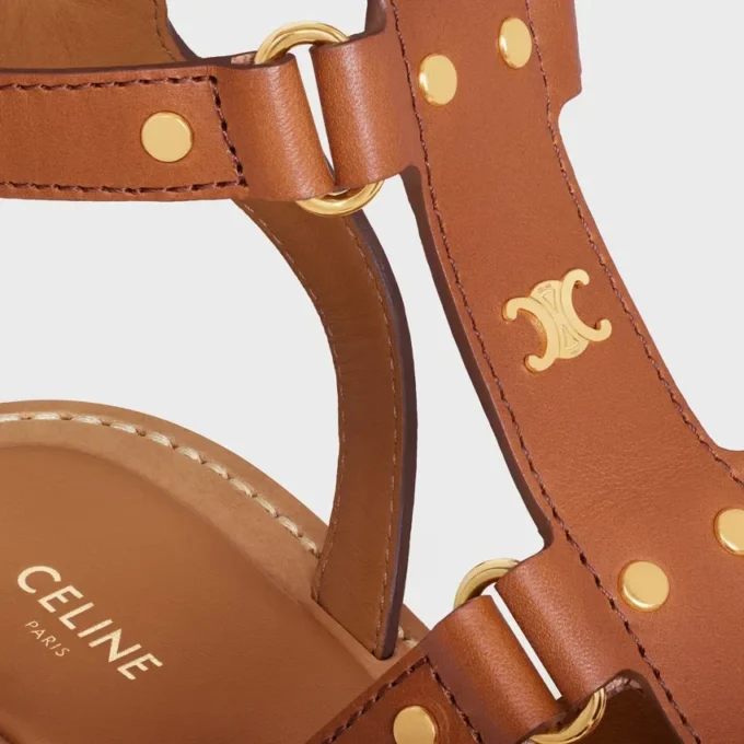 Sandalo gladiatore CELINE Lympia in pelle di vitello Sandalo gladiatore CELINE Lympia in pelle di vitello