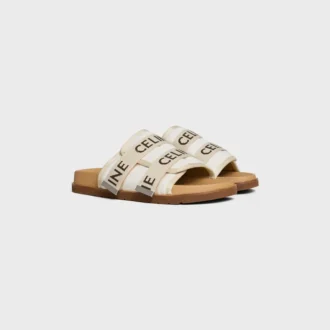 Sandalo Pitea in tela con jacquard CELINE Sandalo Pitea in tela con jacquard CELINE