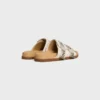 Sandalo Pitea in tela con jacquard CELINE Sandalo Pitea in tela con jacquard CELINE