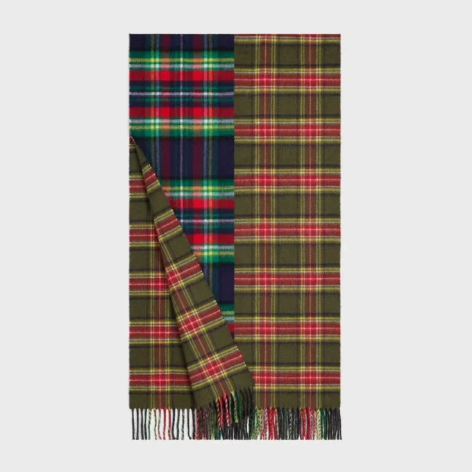 Sciarpa in cashmere double-face