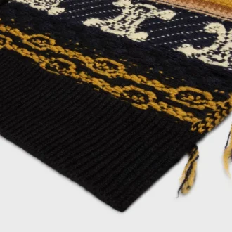 Sciarpa in cashmere jacquard
