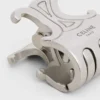 Set CELINE di 3 mini mollette per capelli in ottone con finitura in rodio e acciaio