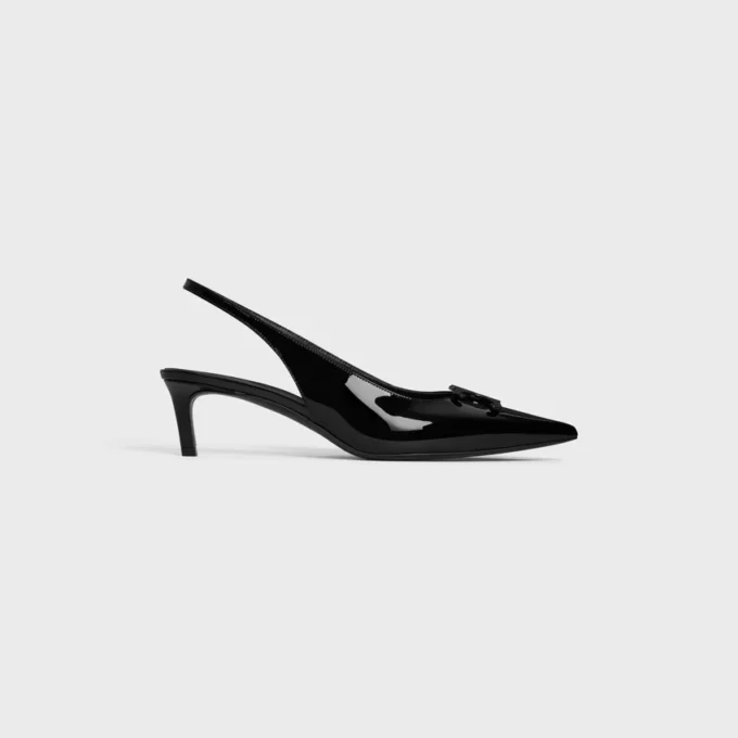 Slingback Alma in pelle di vitello verniciata Slingback Alma in pelle di vitello verniciata