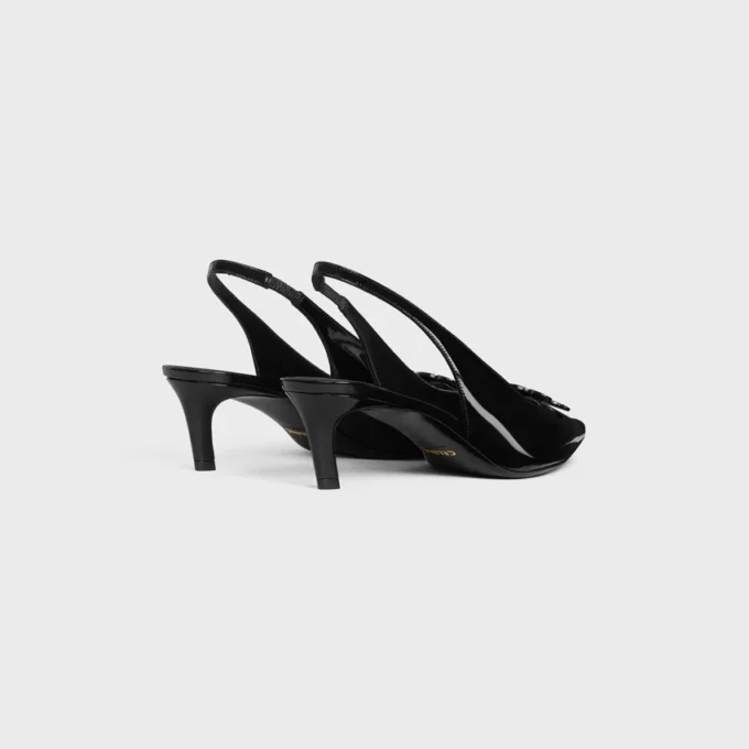 Slingback Alma in pelle di vitello verniciata Slingback Alma in pelle di vitello verniciata