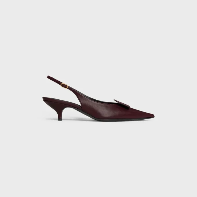 Slingback firmata in pelle di agnello Slingback firmata in pelle di agnello
