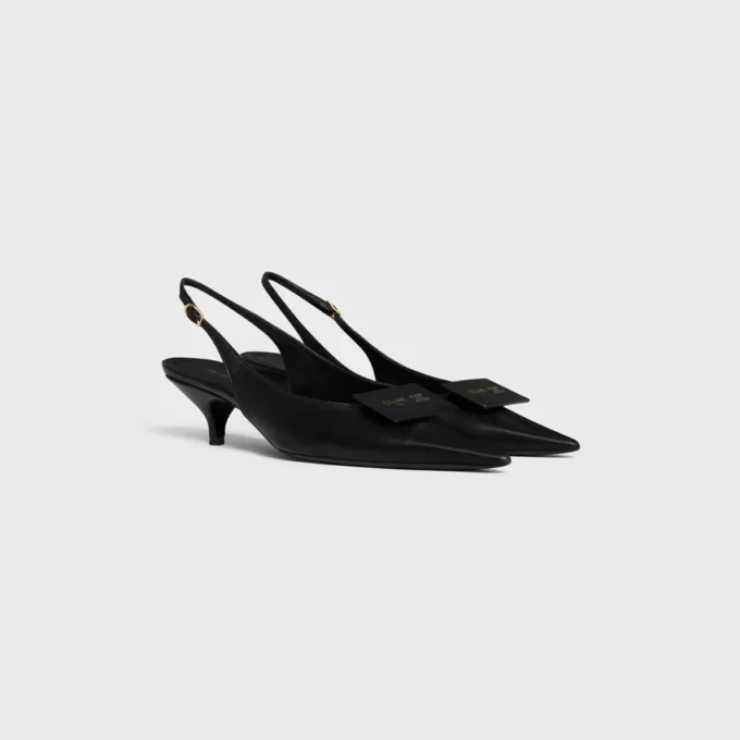 Slingback firmata in pelle di agnello Slingback firmata in pelle di agnello