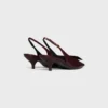 Slingback firmata in pelle di agnello Slingback firmata in pelle di agnello