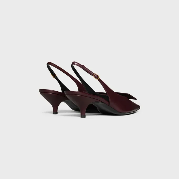 Slingback firmata in pelle di agnello Slingback firmata in pelle di agnello
