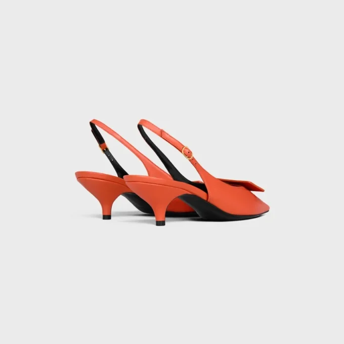 Slingback firmata in pelle di agnello Slingback firmata in pelle di agnello