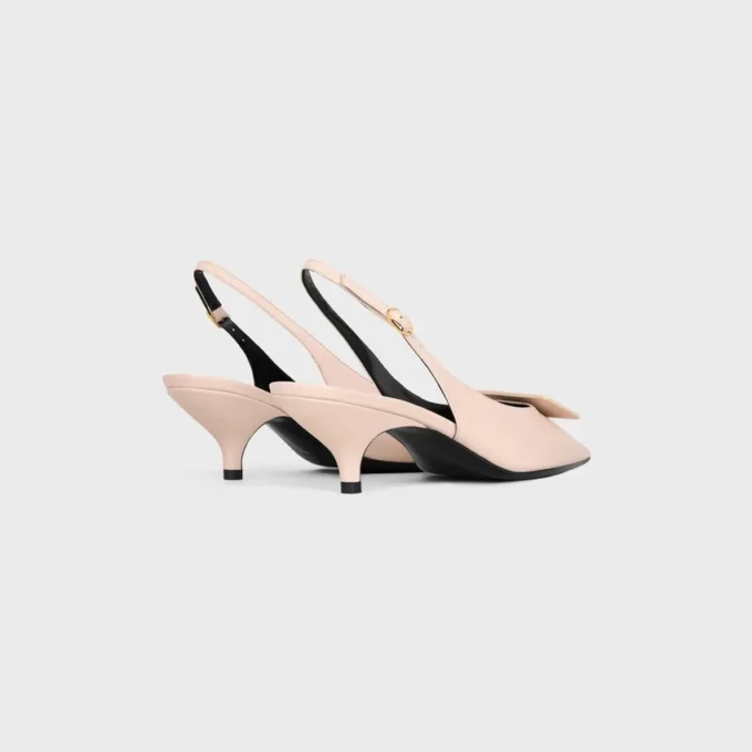 Slingback firmata in pelle di agnello Slingback firmata in pelle di agnello